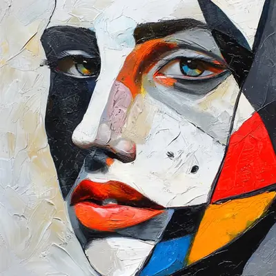 Beautiful faces - Picasso style