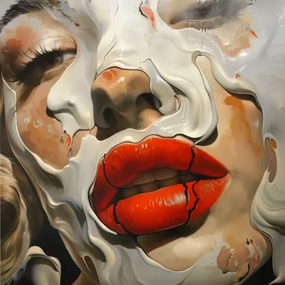 Beautiful faces - Salvador Dali style