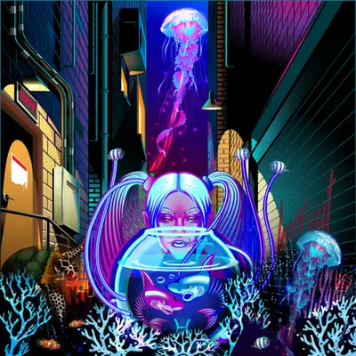 Cyber Punk Fish Bowl