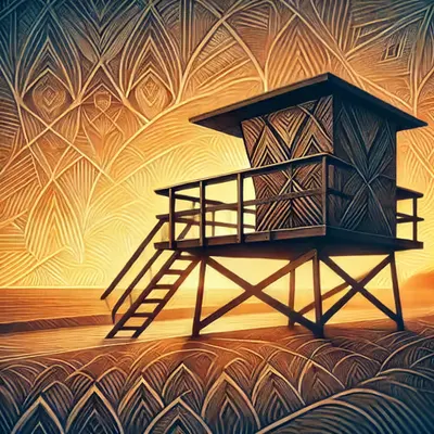 Abstract Life Guard Tower