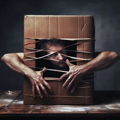 Boxed in