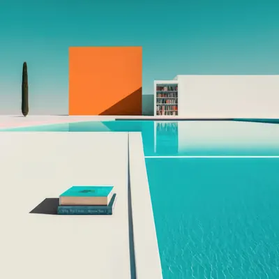 By the pool
