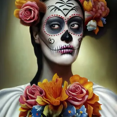 Celebrity Sugar Skulls - Joan