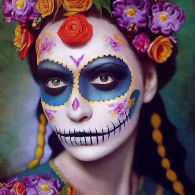 Celebrity Sugar Skulls - Vivian
