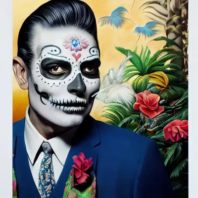 Celebrity Sugar Skulls - Clark