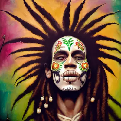 Celebrity Sugar Skulls - Bob