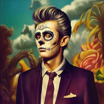 Celebrity Sugar Skulls - James