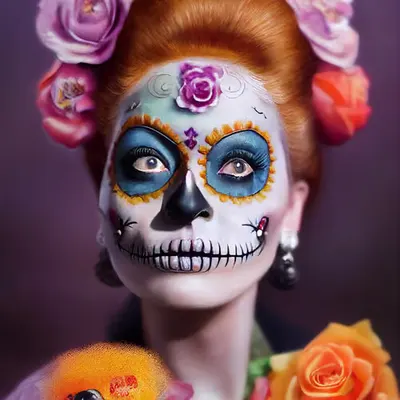 Celebrity Sugar Skulls - Lucy