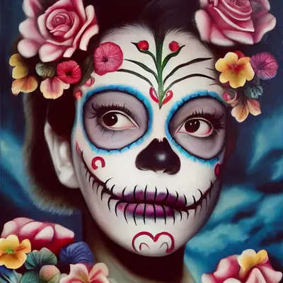 Celebrity Sugar Skulls - Judy II