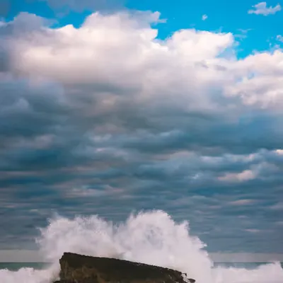 The rock and the water