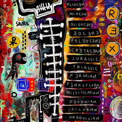 Visual Poem | Geologeek Time Scale, Ezra Igor 2022