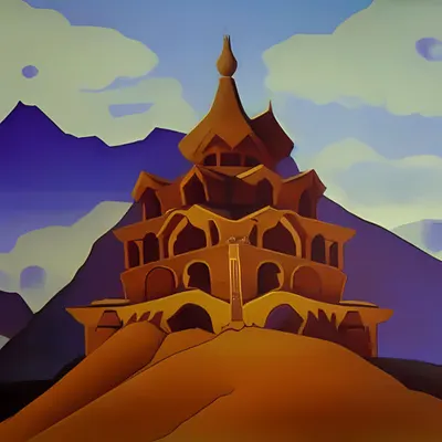 Mountain Temple #3