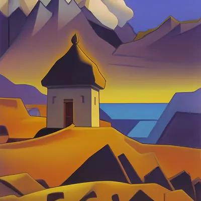 Mountain Temple #4