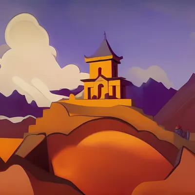 Mountain Temple #5
