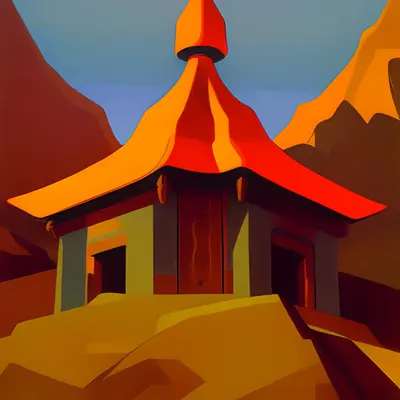 Mountain Temple #6
