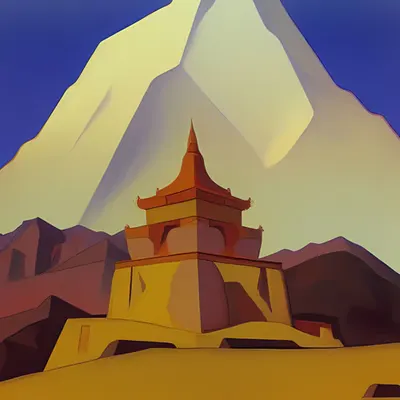 Mountain Temple #7