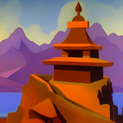Mountain Temple #8