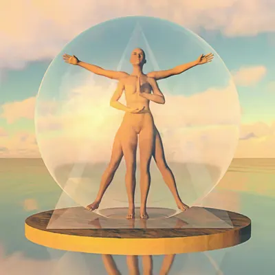 Vitruvian Woman