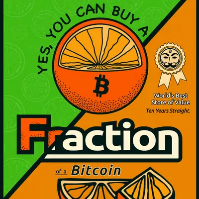 Fraction of a Bitcoin