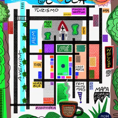 Mococa Map