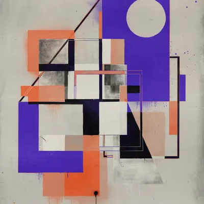  We get closer when we're not together (Constructivist Composition) #1/25