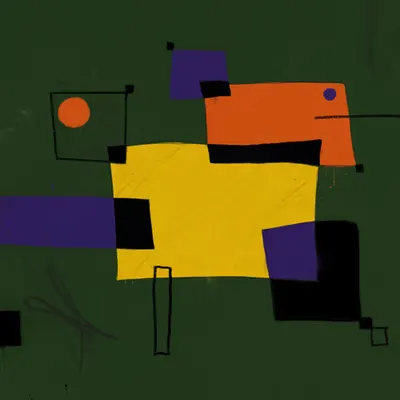 Non-Objective Composition (Sesame)