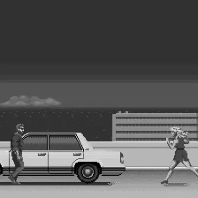 Two and a car: romance.