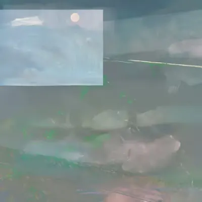 SOFT BLUE STAR FALL SKY HORSE NIGHT VISION 1