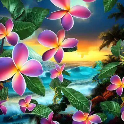 Plumeria Sunrise