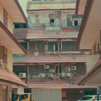 dilapidated • one