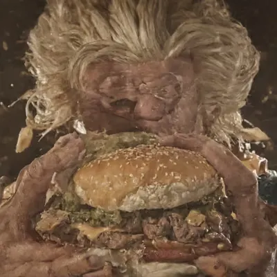 Grotesque Saiyan Cheeseburger