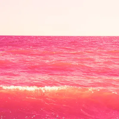 waves from a pink world