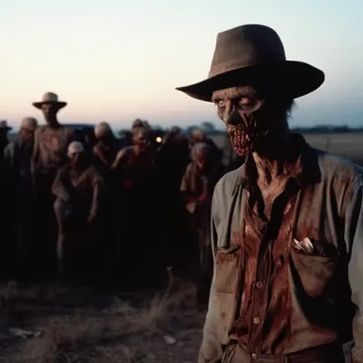 Zombie cowboy