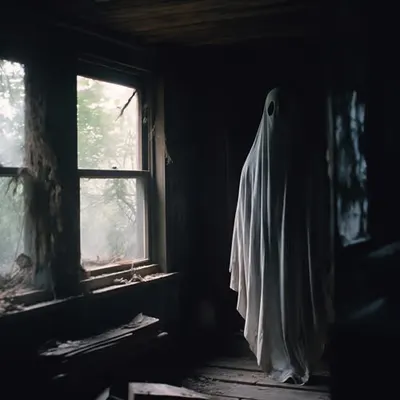 The ghost of the house on the cliff