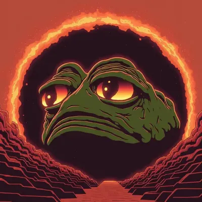 Pepe sunrise. Fan art #1/69