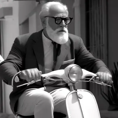 Hipster Sigmund Freud