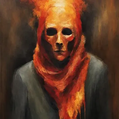 Burning scarf