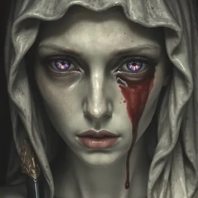 Bloody tear