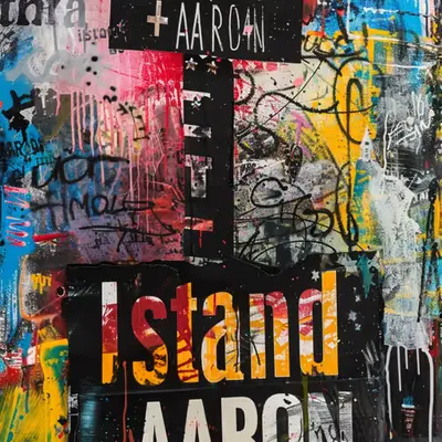 I stand with aaron