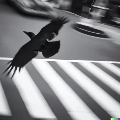 he stood in the road
