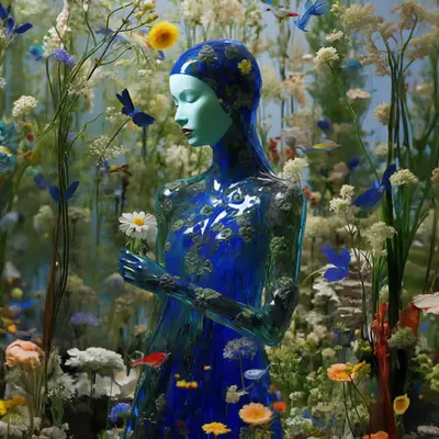 I don't want to be a human. I want to be a flower.