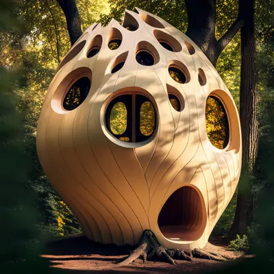 Shocked Alien Treehouse