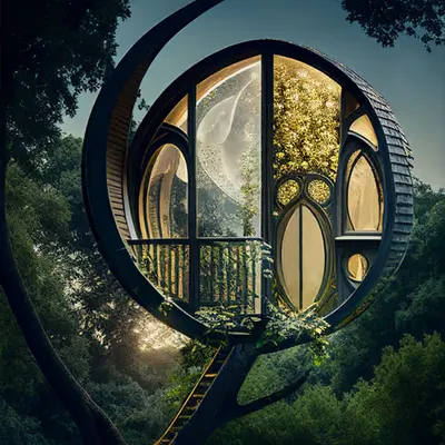 Crescent Moon Treehouse