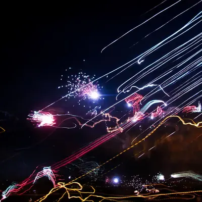 Firework in slow