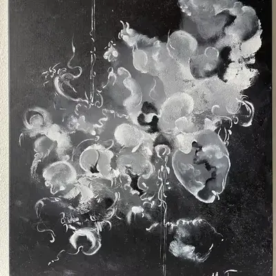 BW Painting / Old school brushwork.