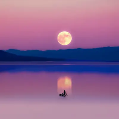 GeoLegacy Moon Rise Death Valley
