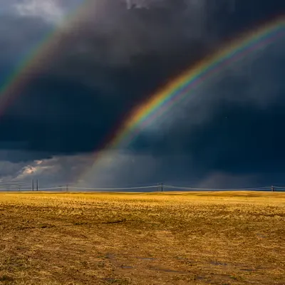 Double Rainbow DeerField 
