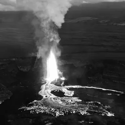Kilauea Volcano from Above