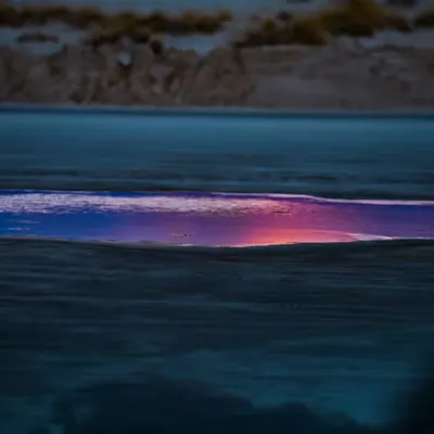 Rare Puddle Sunset