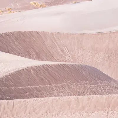 Hiking Up the Sand Dunes